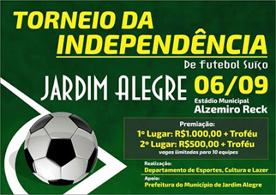 Participe do Torneio da Independência